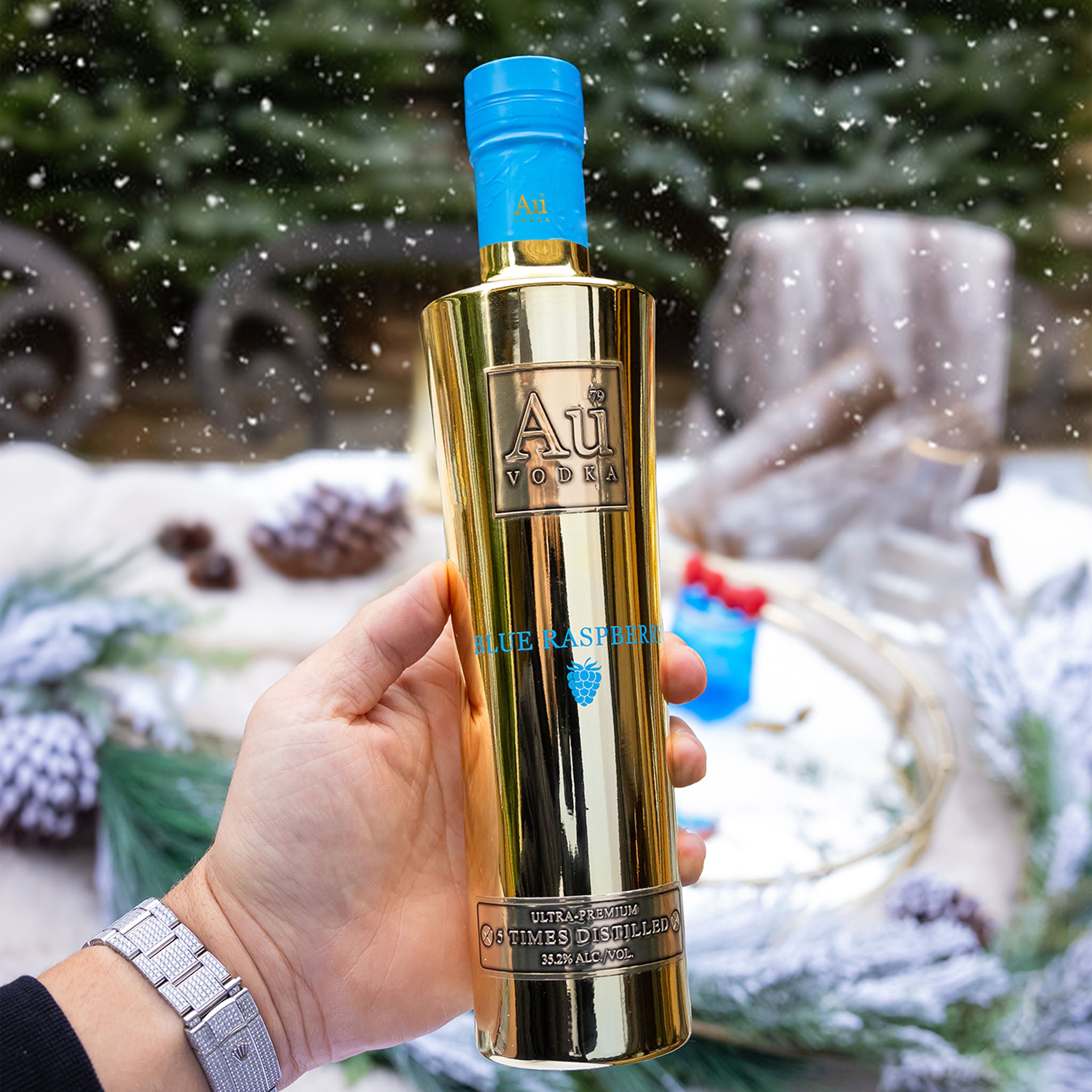 Blue Raspberry Vodka 375ml - Au Vodka USA – Au Vodka USA LLC