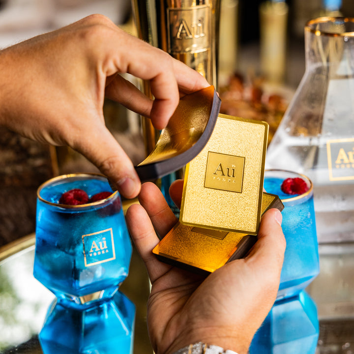 Au Vodka Gold Playing Cards