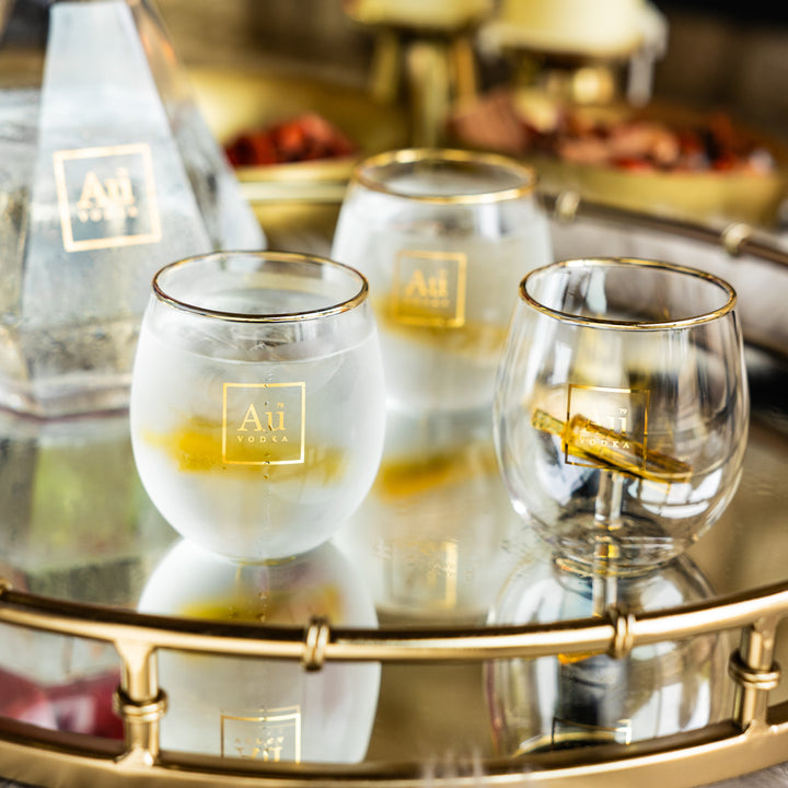 Au Bottle Glass