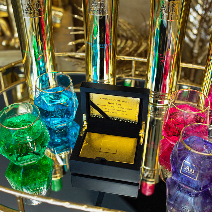 Au Vodka Gold Playing Cards